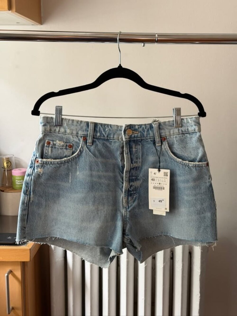 Zara Perfect Denim Shorts - Brand New With Tags